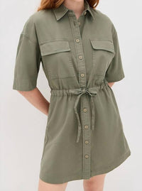 Faherty - Utility Twill Mini Shirtdress