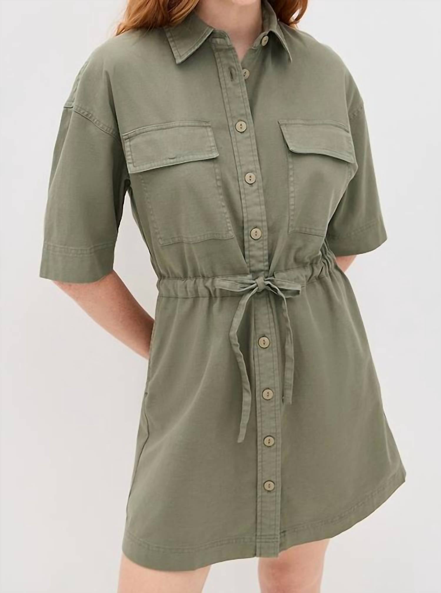 Faherty - Utility Twill Mini Shirtdress