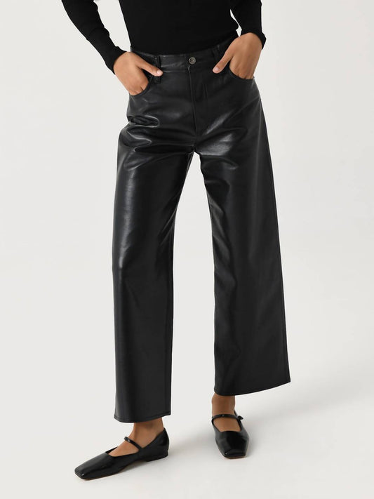 Agolde - Ren Straight Leather Pant Detox