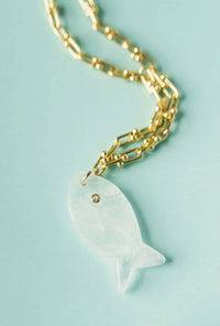 Macrae & Co - Women's Stoney Fish Necklace