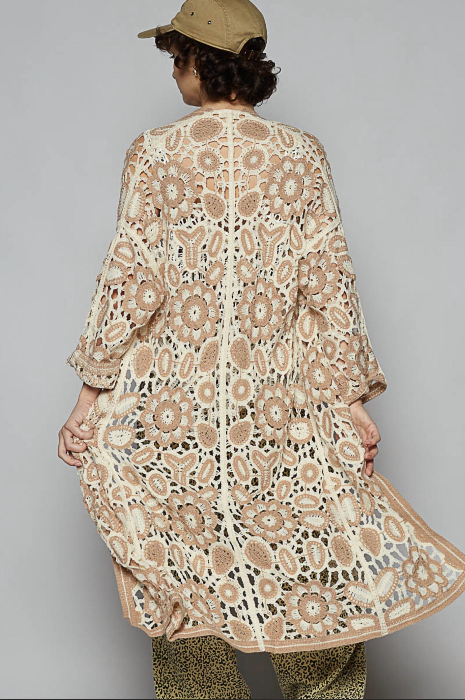 Pol - Vintage Lace Trail Duster