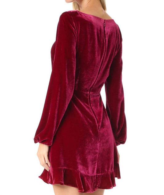 For Love & Lemons - Velvet Mini Dress