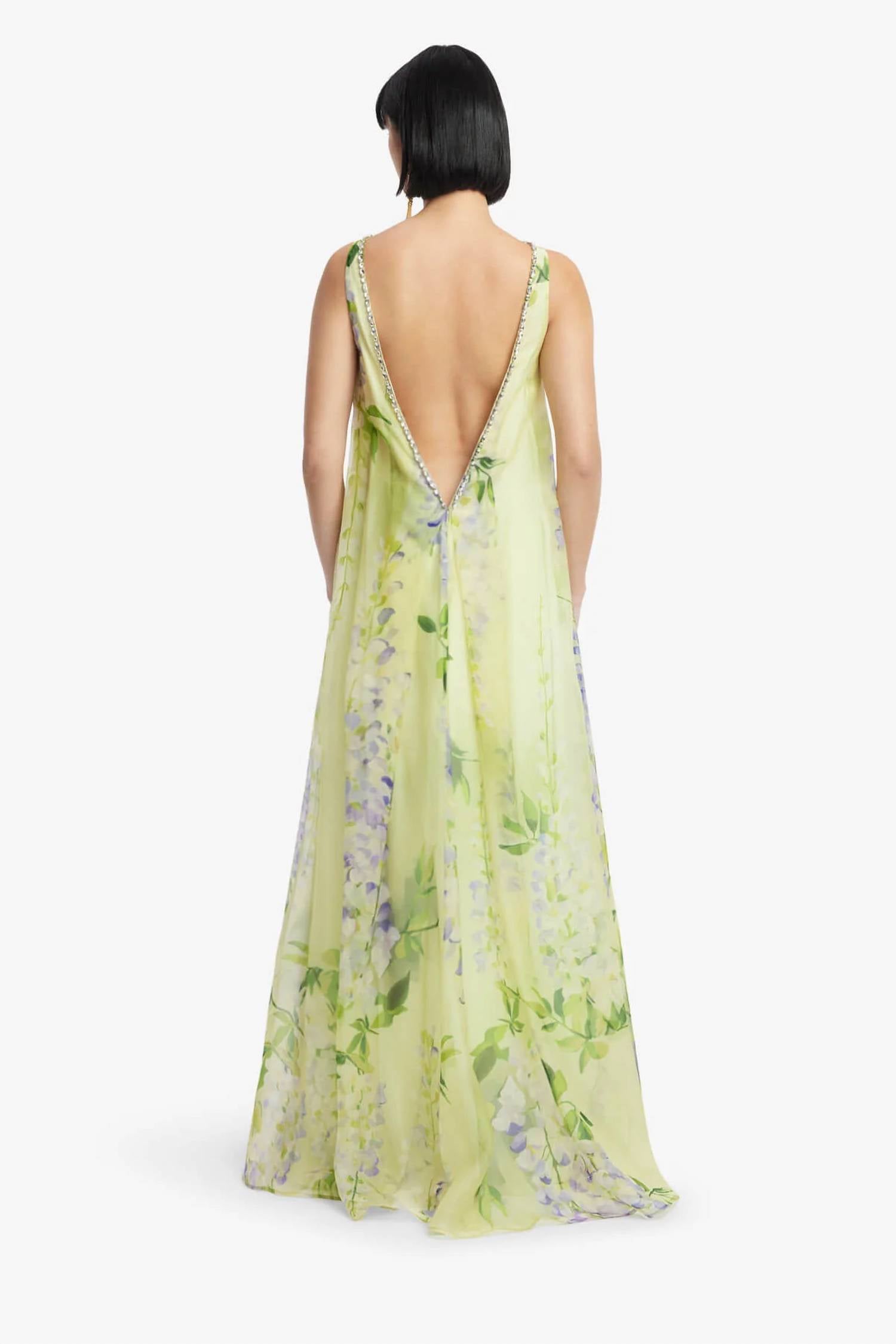 Leo Lin - Yumei Open Back Gown
