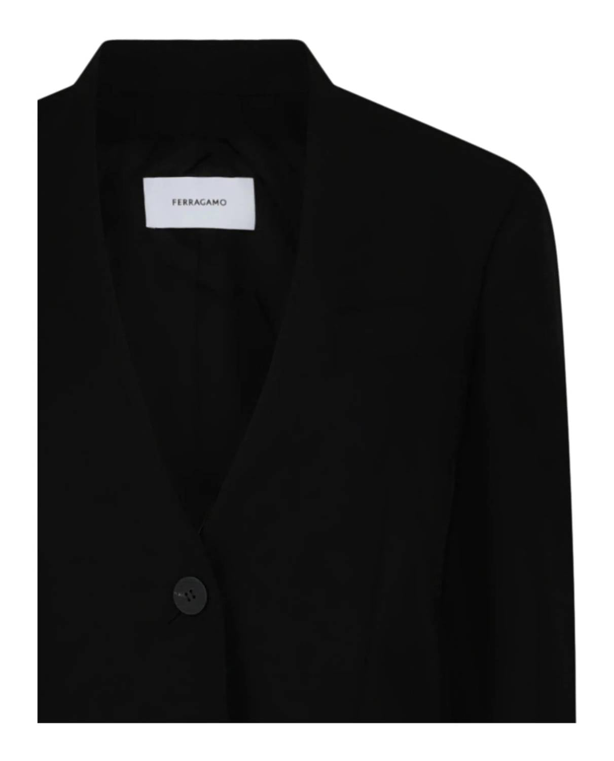 Salvatore Ferragamo - Women's Single-breasted Wool Blazer