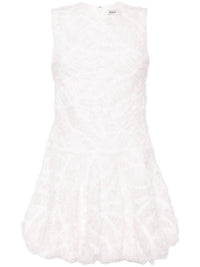 SIMKHAI Vallan Sleeveless Mini Dress in white - women's dress - alternate view