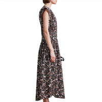 APIECE APART Women's Alfonsina Asymmetric Dress in highland - women's dress - alternate view
