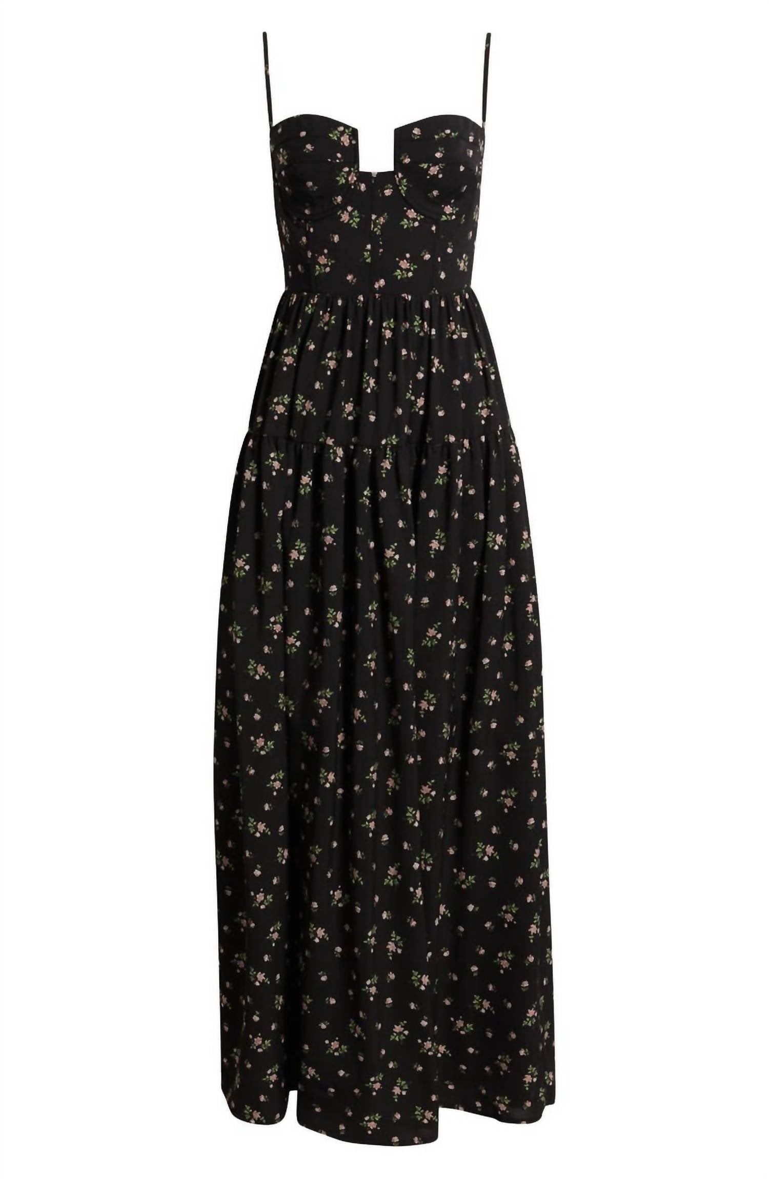 Lulus - Women's Luisa Floral Bustier Dress