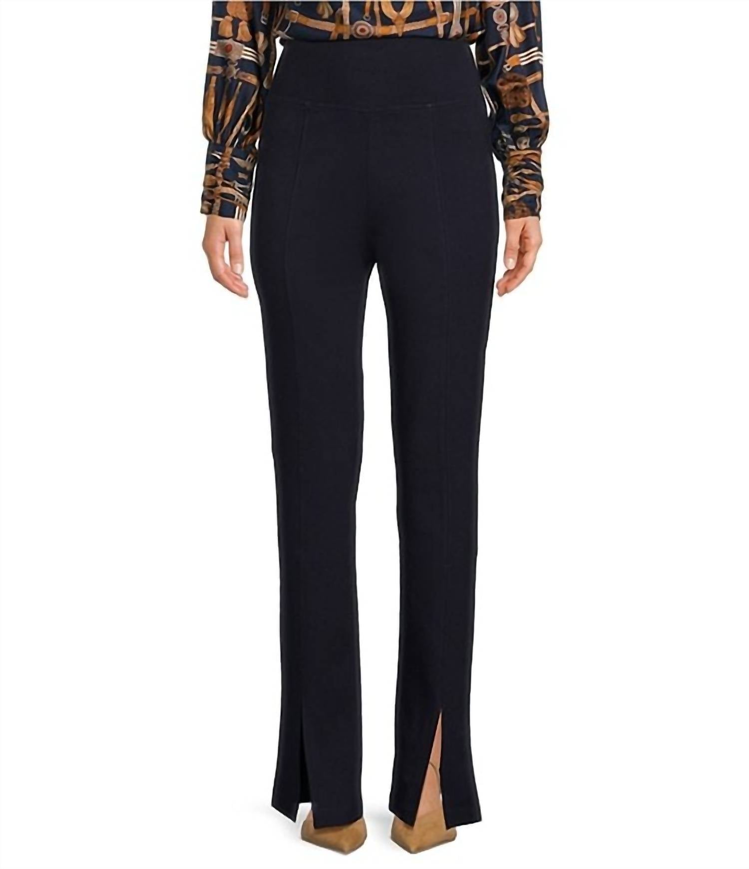 Tyler Boe - Margie Ponte Front Slit Pants