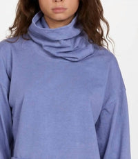 Les Tien - Coreena Cropped Cowl Neck Sweater