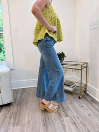 So Me - Sally Wide Leg Cuff Jean