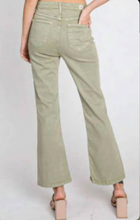 Letter To Juliet - Bambino Creased Line Cropped Baby Flare Jeans