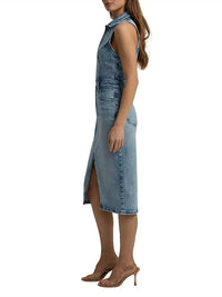 Favorite Daughter - The Halter City Denim Midi Dress