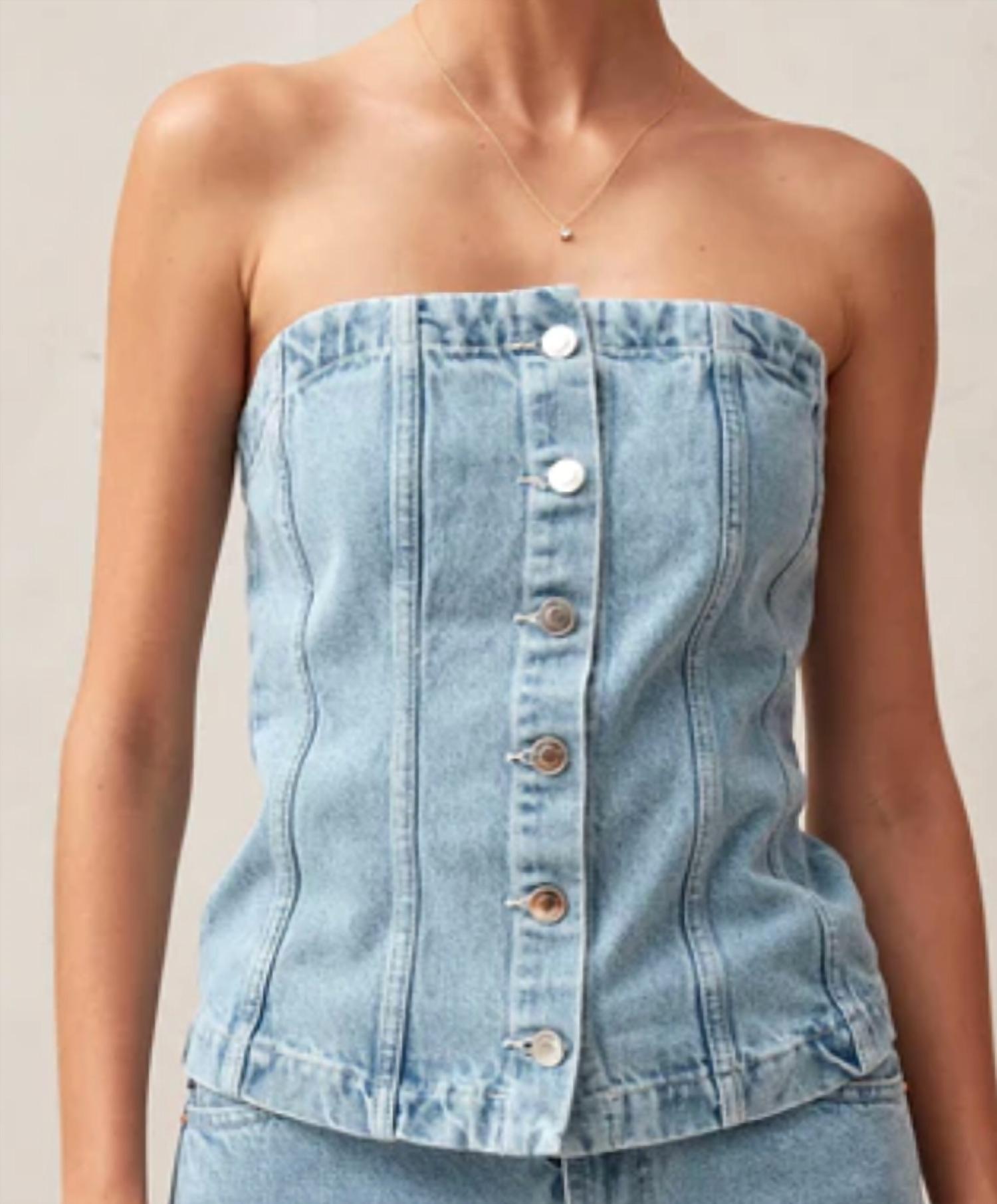 Alohas - Troyes Denim Top