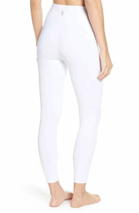 Free People High Rise Formation Legging in white - women's pants - alternate view