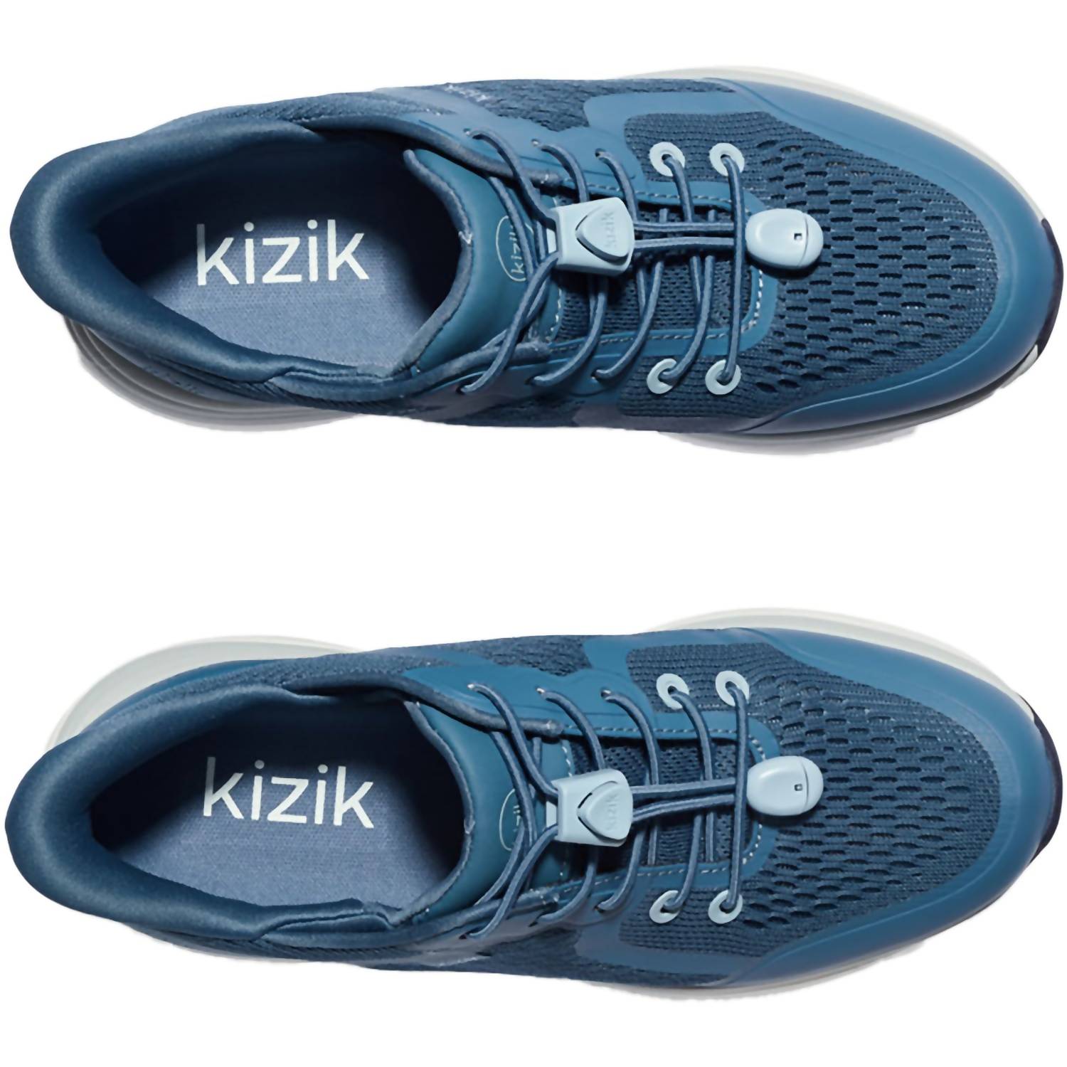 kizik Women's London Slip-on Sneaker in coronet blue - women's sneaker - alternate view