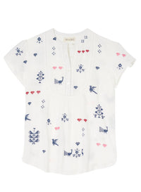 M.A.B.E. - Hibi V Neck Top