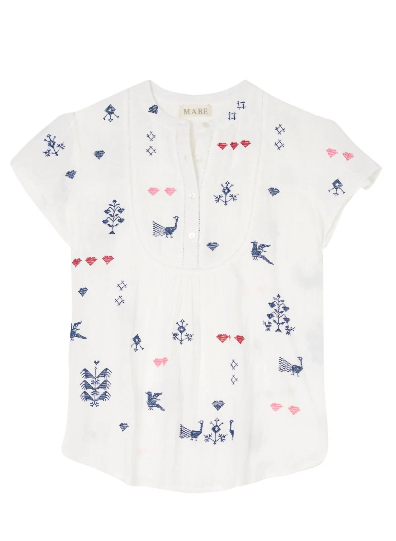 M.A.B.E. - Hibi V Neck Top