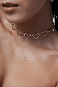 HARDCORE LOVE HEART CHOKER