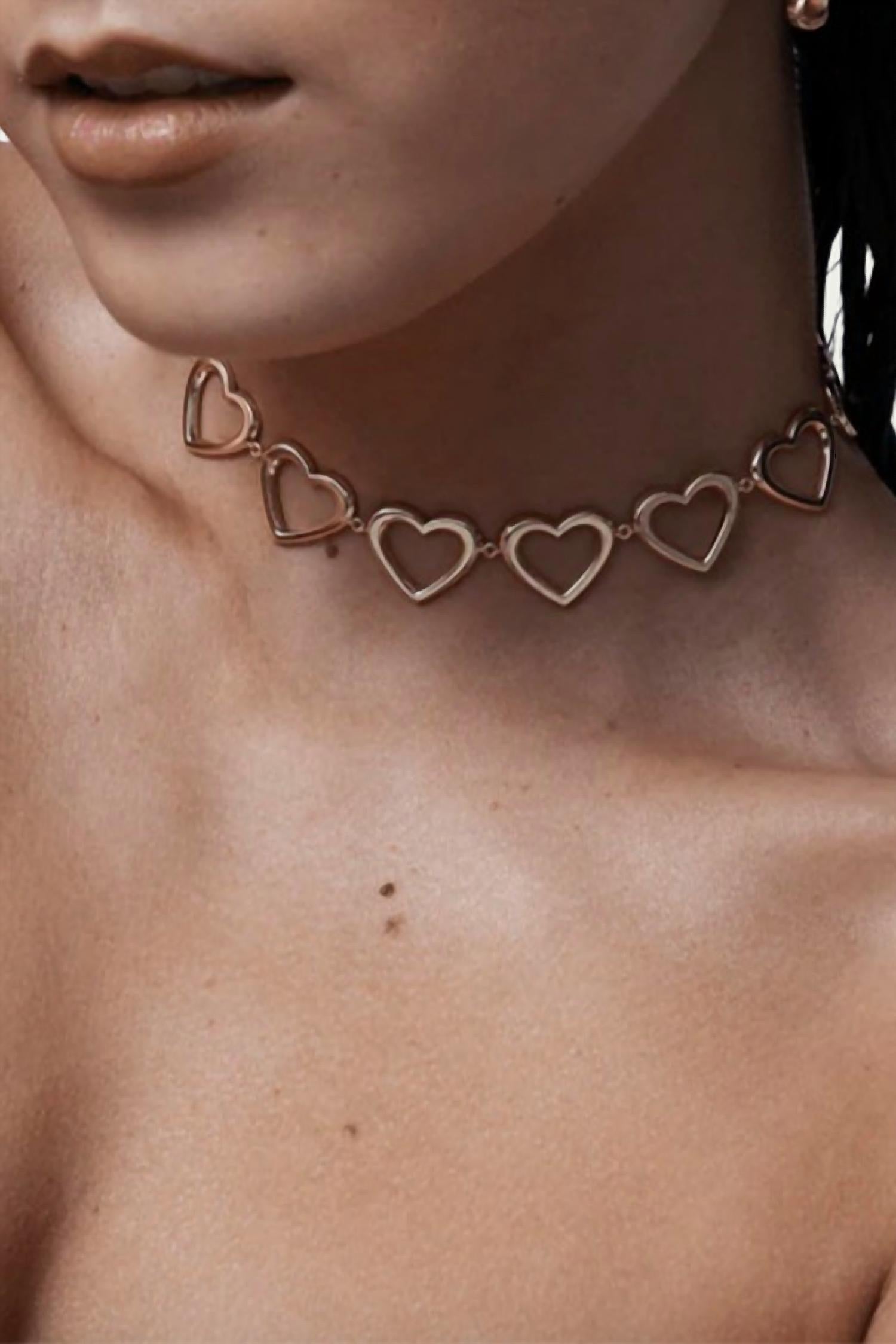 HARDCORE LOVE HEART CHOKER