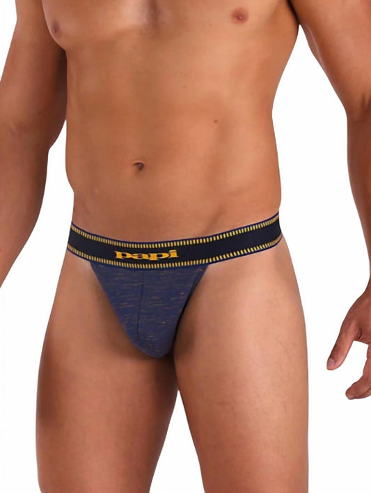 Papi - Textured Sport Injected Slub Jersey Thong