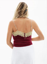 Aratta Without You Cami in dark fuchsia - women's shirt - alternate view