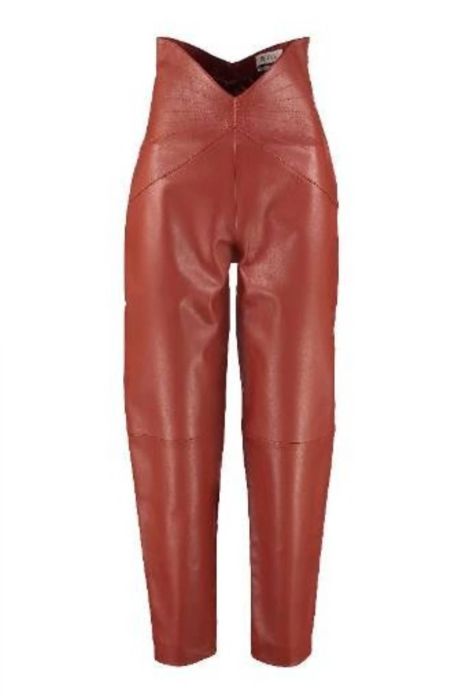 The Attico - Butterfly Leather Pants