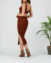 BRODY OPEN-BACK KNIT DRESS