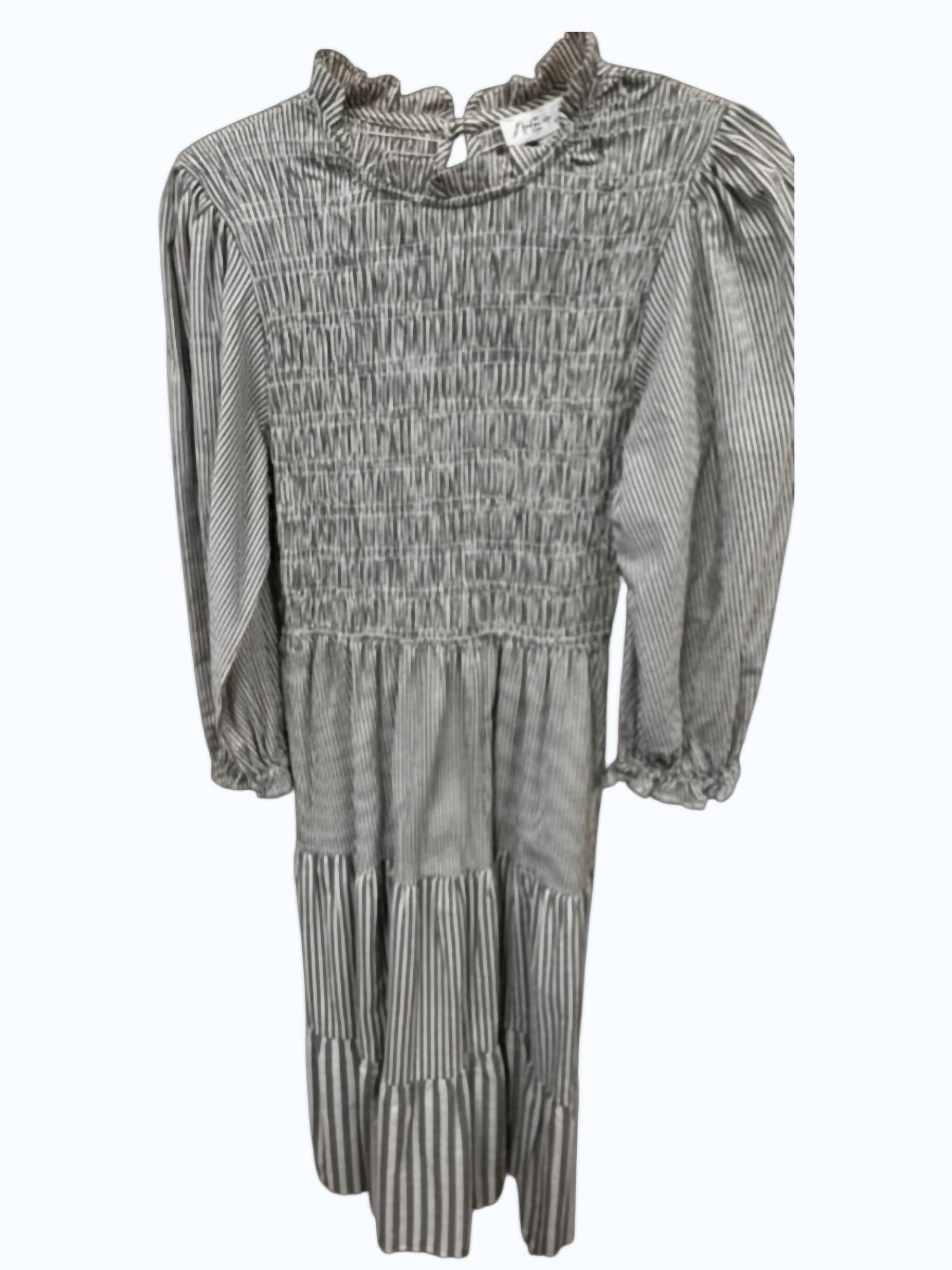 She + Sky - Women's Stripe Ruffle Dress