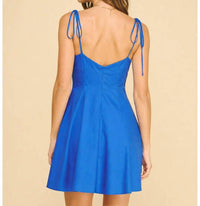 Pinch - Tie Shoulder Flare Mini Dress