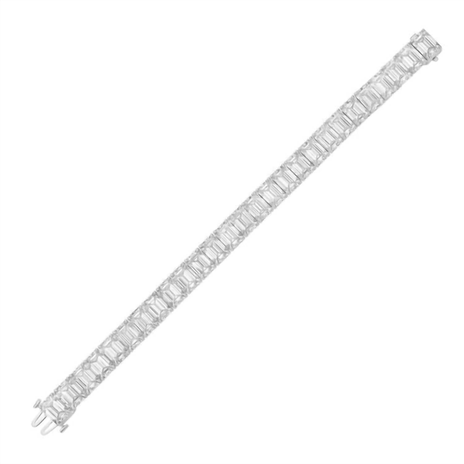 Diana M Jewels - Women's Rare 27.50 Carat Diamond Tennis Bracelet
