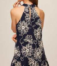 Fifteen Twenty - Women's Brenda Embroidered Ruffle Hem Dress
