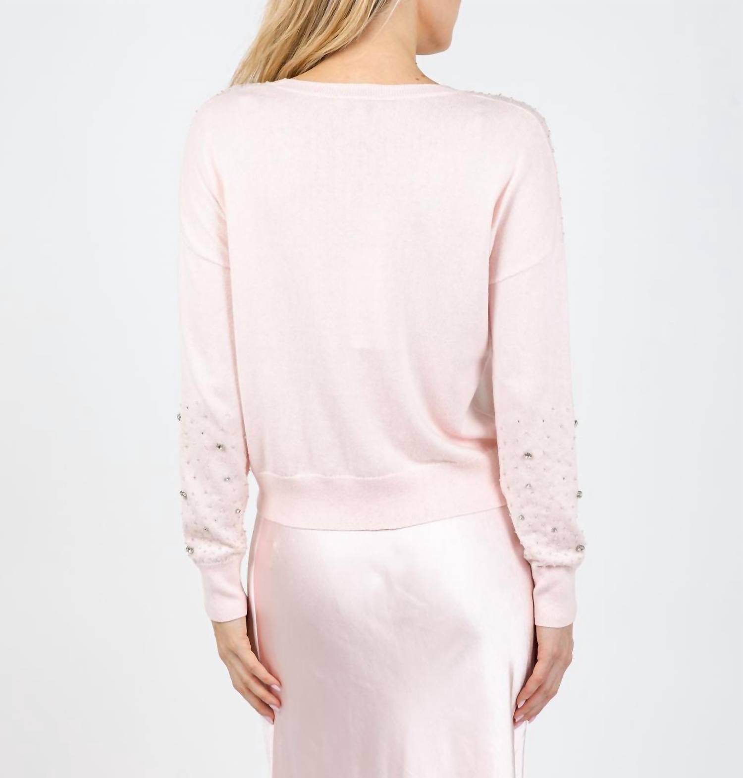 J. Society - Ximena Embellished Crew Sweater