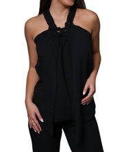 Giocam - Cordon Sleeveless Blouse
