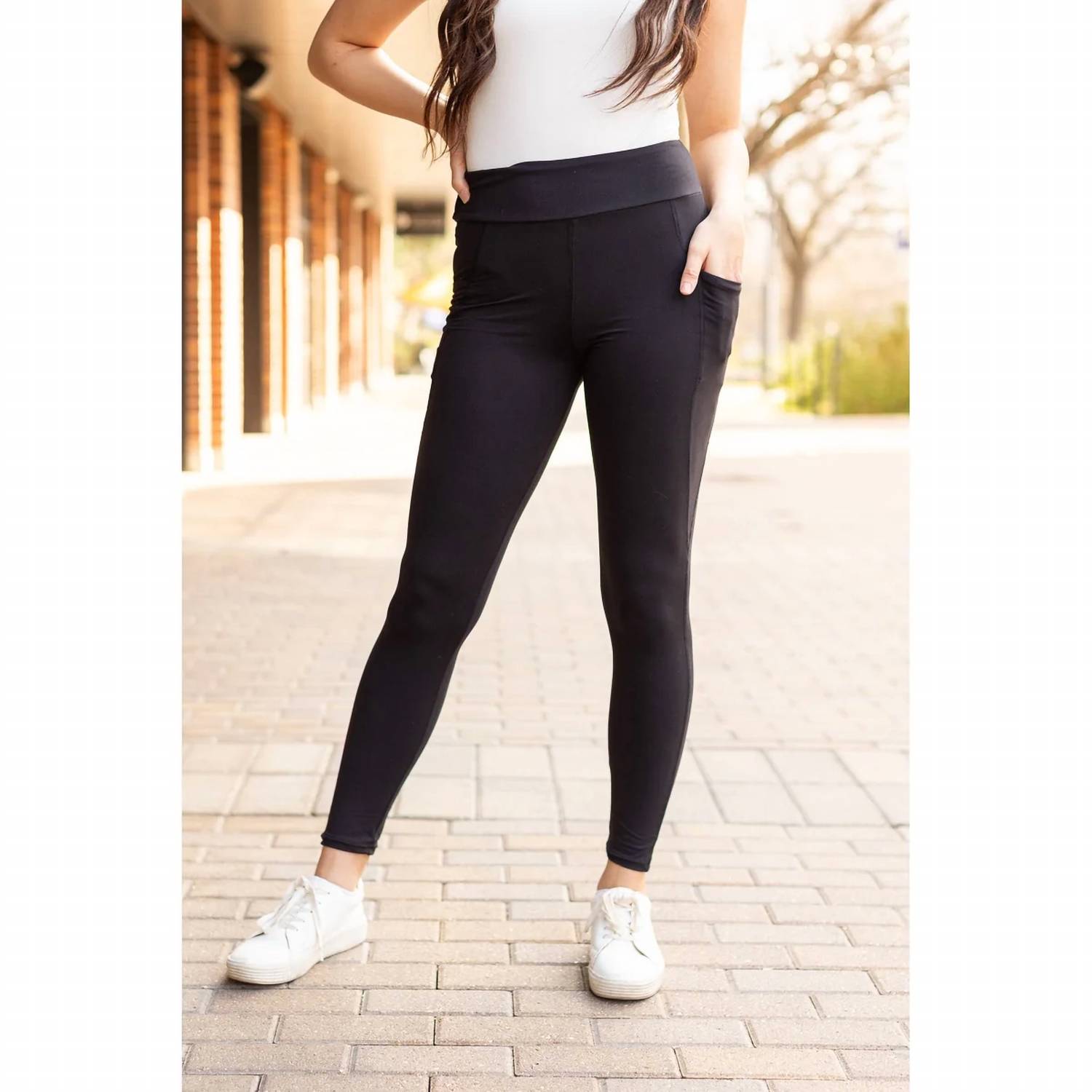 Julia Rose - Houndstooth Full Length Leggings