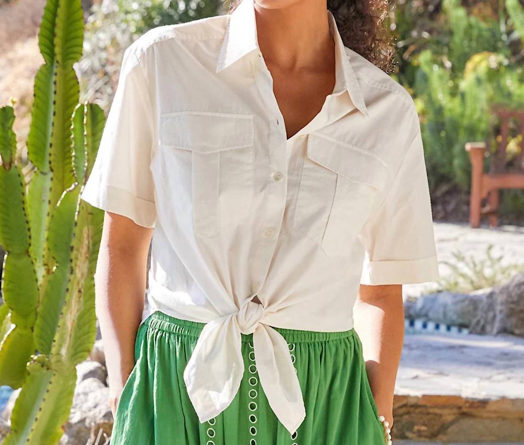 Karen Kane - Tie front top