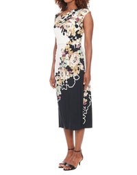Maggy London - Floral Midi Sheath Dress