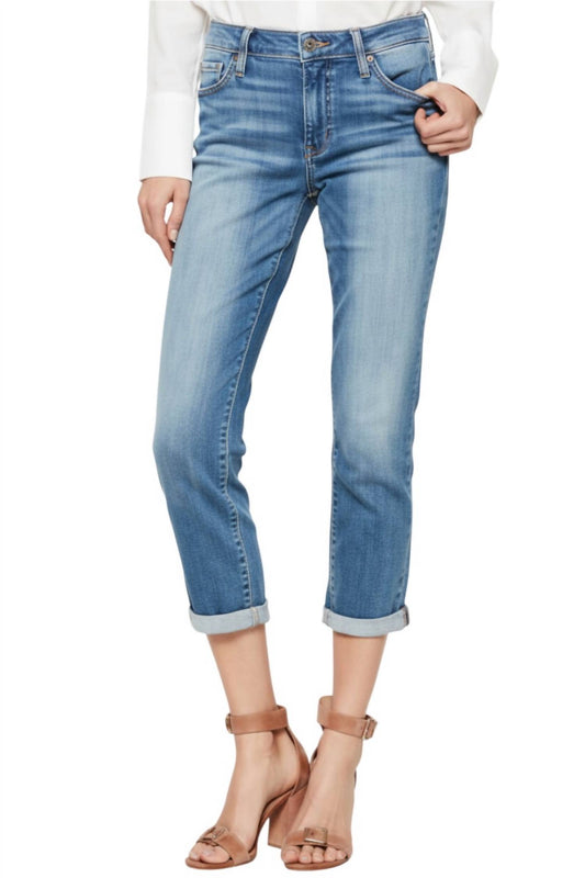 Paige - Women's High Rise Jimmy Crop Boyfriend Jean
