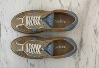 Reqins - Women's Athena Mix Cuir Suede Sneaker