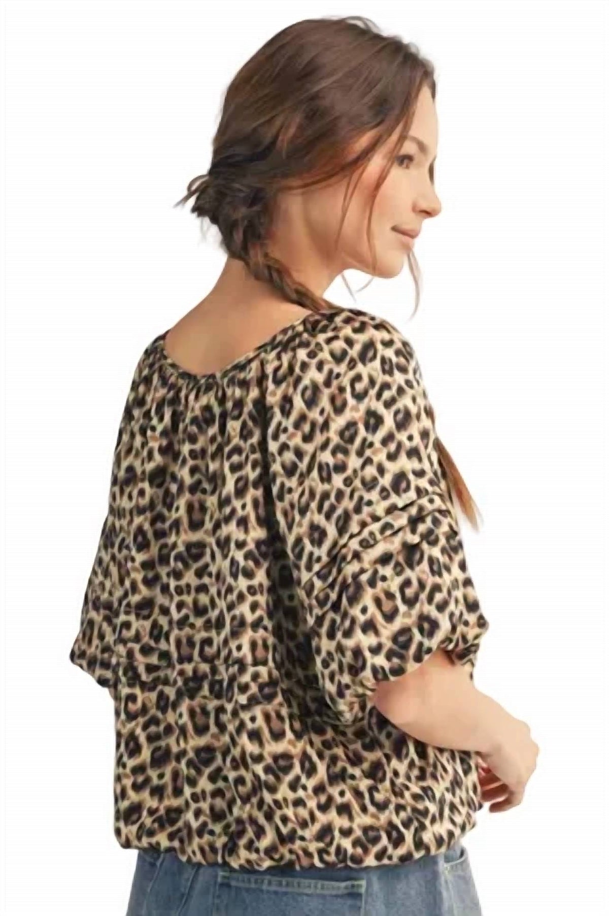 Jodifl - Women's Print Short Sleeve Top