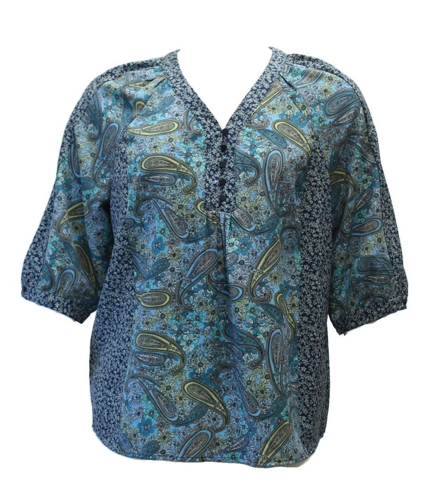 N Touch - Women's Paisley Print Top