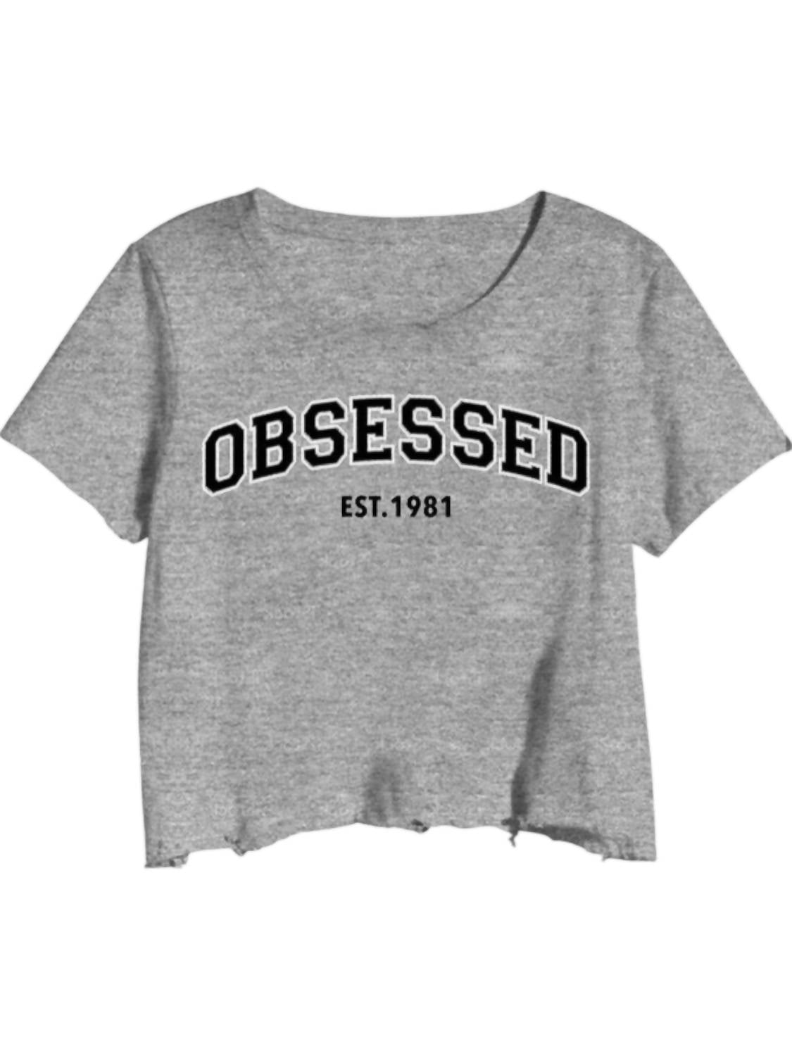 Prince Peter - Women's Obsessed Crop Tee