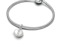 Pandora - Treated Freshwater Cultured Baroque Pearl Mom Dangle Charm