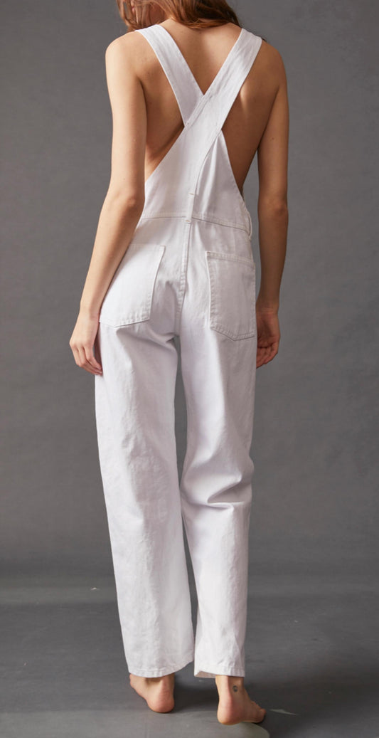 Free People - Sleeveless Tapered Leg Overalls