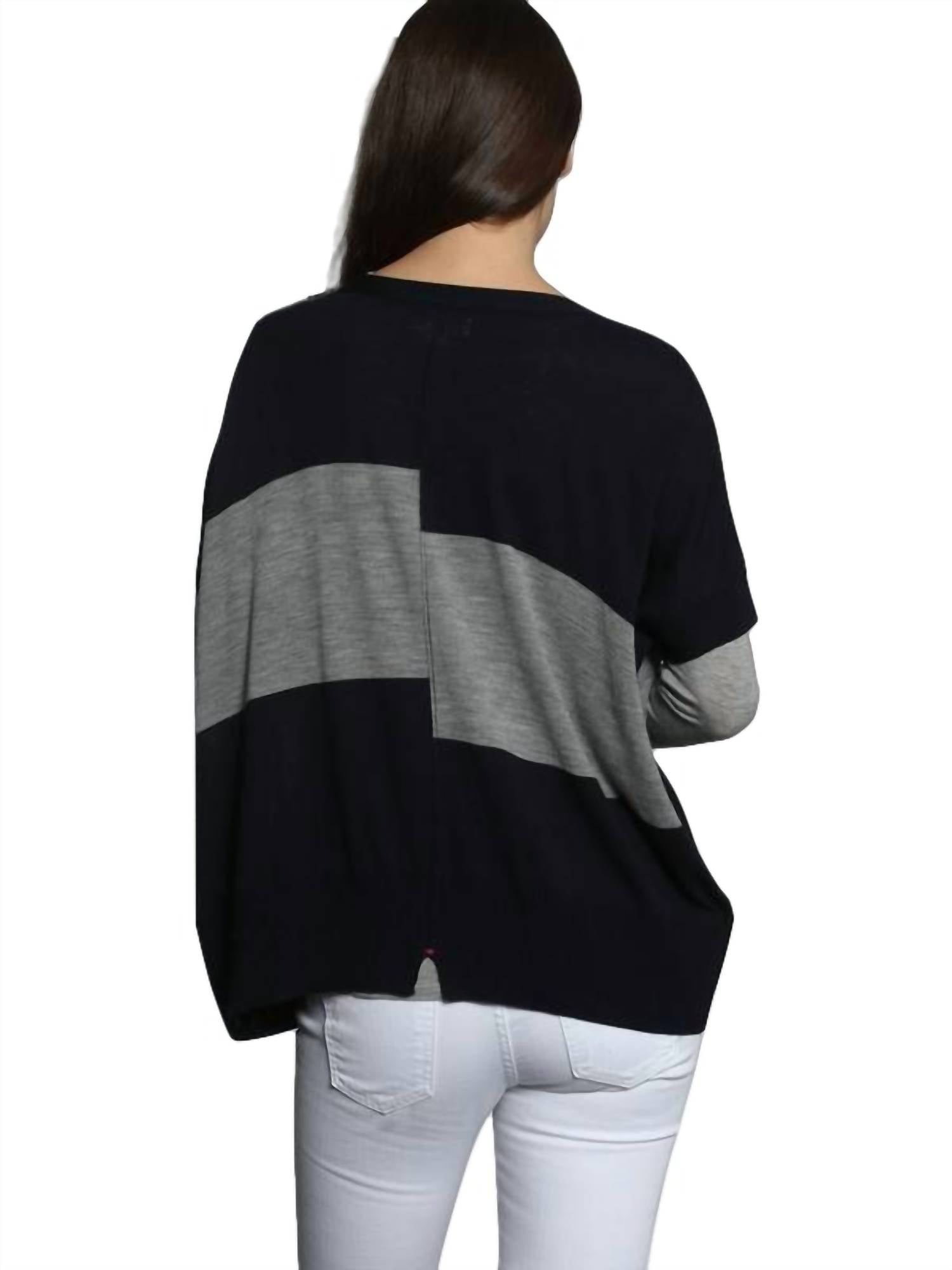 Wide Chic Vee Poncho