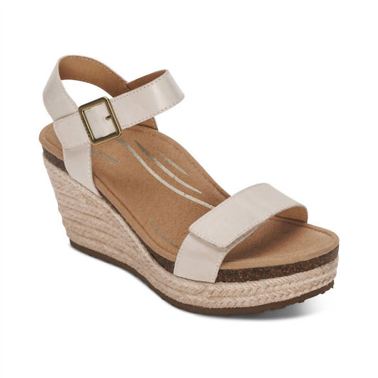 Aetrex - SYDNEY QUARTER STRAP ESPADRILLE WEDGE SANDAL