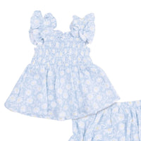 Angel Dear - Girls Western Daisies Babydoll Tunic And Bloomer Set