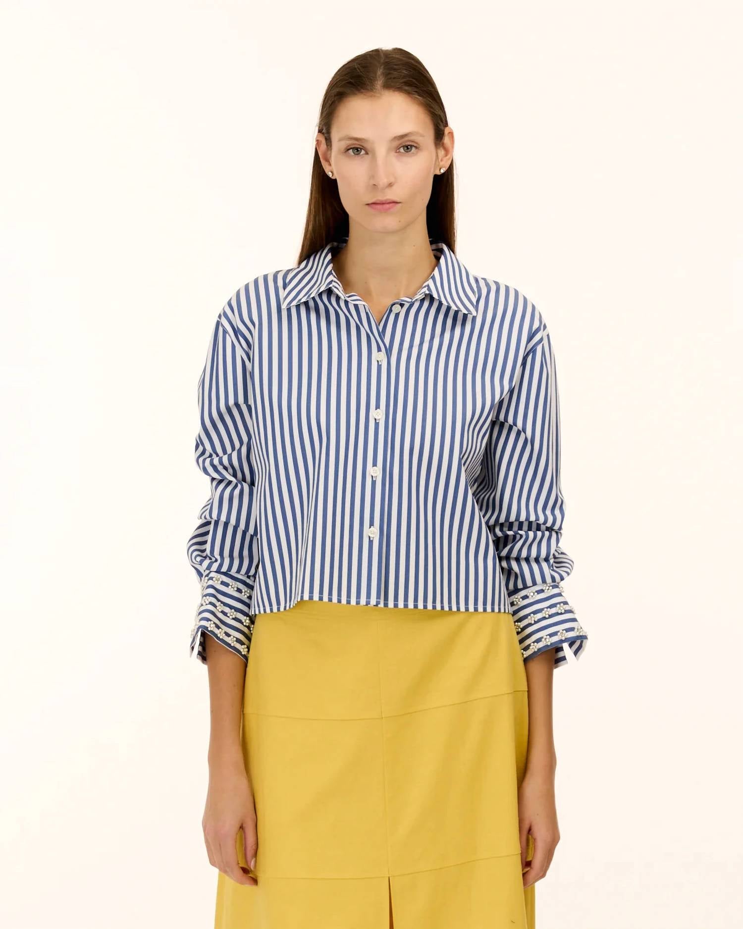 Tanya Taylor - Largaux Collared Button Up Top