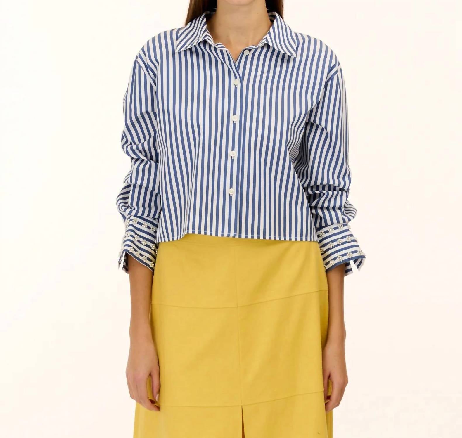 Tanya Taylor - Largaux Collared Button Up Top