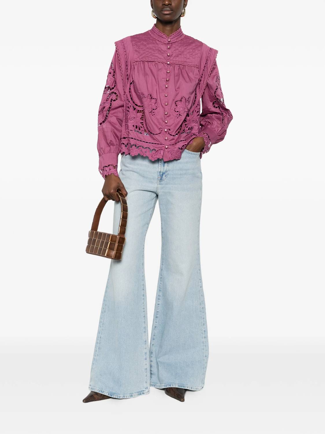 Farm Rio - Richilieu Puff Sleeve Blouse