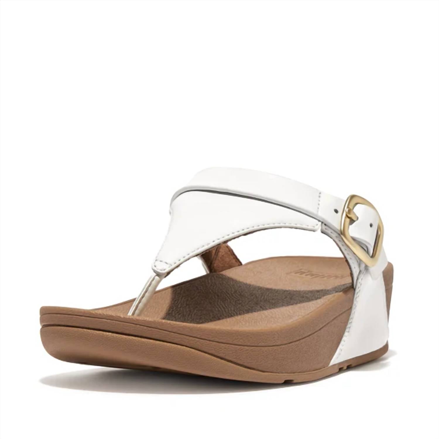 Fitflop - Women's Lulu Adjustable Leather Toe-post Sandals